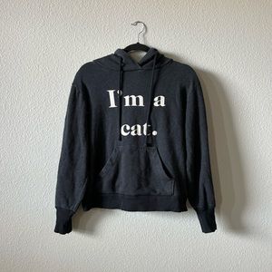 Wildfox Cat Hoodie with Ears